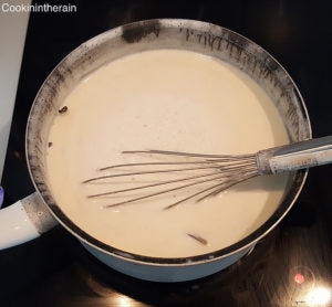 cuisson de la crème pâtissière 