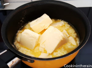 cuisson du beurre noisette