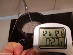 sirop prêt à 121°C